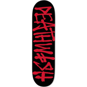 DEATHWISH DECK DEATHSPRAY BLACK/RED 8.25