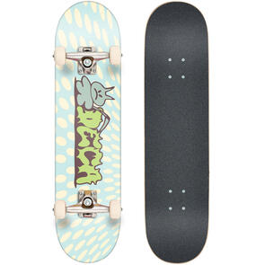DECA KIDS FRANK MINI SKATEBOARD TEAL/YELLOW 7.0