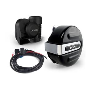 DENALI DEDNLSBVT200C SOUNDBOMB V-TWIN AIR HORN W CVR/HRNS CHRME