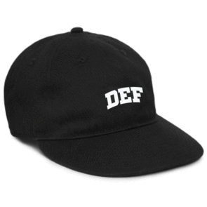 DEF CERTIFIED  CAP BLACK