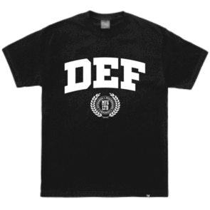 DEF CERTIFIED TEE BLACK