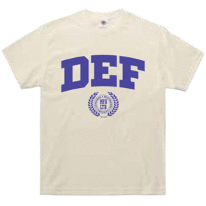 DEF CERTIFIED TEE CREAM