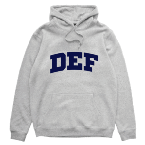 DEF CERTIFIED HOOD GREY MARLE