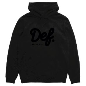 DEF SIGNATURE HOOD BLACK