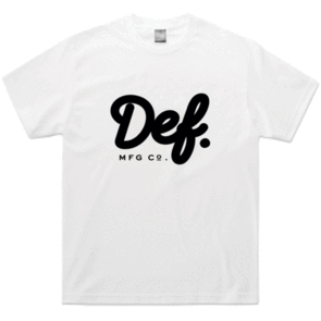 DEF SIGNATURE TEE WHITE