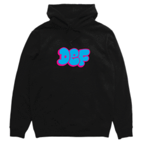 DEF THROW HOOD BLACK