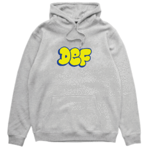 DEF THROW HOOD GREY MARLE