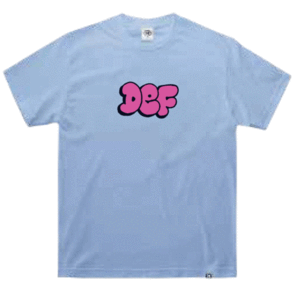 DEF THROW TEE PALE BLUE