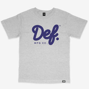 DEF SIGNATURE TEE GREY MARLE