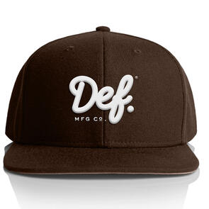 DEF SIGNATURE CAP CHOC BROWN