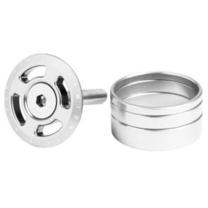 DEITY COMPONENTS CROSSHAIR TOPCAP - SILVER