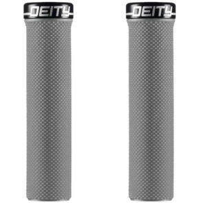 DEITY COMPONENTS - SLIMFIT LOCK-ON GRIPS - STEALTH W/ BLACK CLAMP