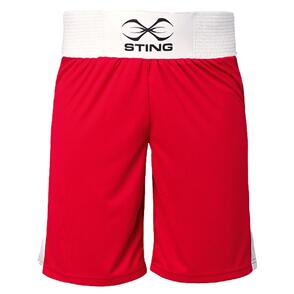 STING METTLE BOXING SHORT RED 