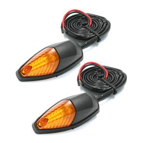 DRC 586 LED FLASHER 12V ORANGE 2PCS