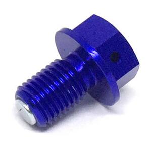 ZETA MAGNETIC DRAIN BOLT M10X15-P1.25 BLUE