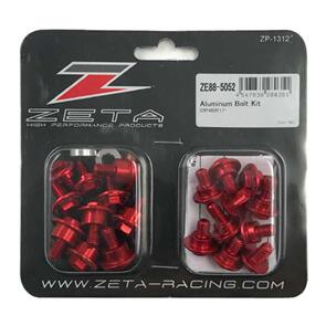 ZETA ALUMINUM BOLT SET FOR PLASTICS CRF250R'18-, CRF450R'17-