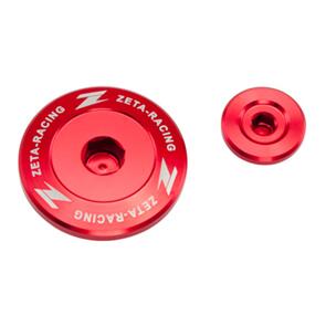 ZETA ENGINE PLUGS YAM YZ250F '14-, YZ450F '14- RED