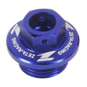 ZETA OIL FILLER PLUG HON CR/CRF YAM YZ/YZF/WRF, KAW KLX BLU