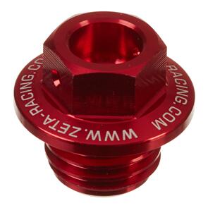 ZETA OIL FILLER PLUG HON CRF250R '18- RED