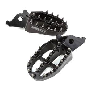 ZETA ALUMINUM FOOTPEGS CRF250/450,CRF250L/M/RALLY BLACK