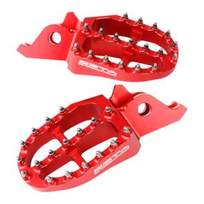 ZETA ALUMINUM FOOTPEGS CRF250/450,CRF250L/M/RALLY RED