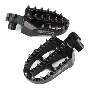 ZETA ALUMINUM FOOTPEGS YZF250/450,YZ125/250 BLACK