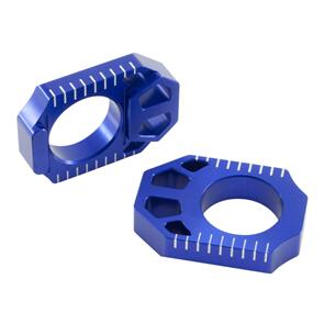 ZETA REAR AXLE BLOCK YAM YZ250F '12-, YZ450F '10- BLUE