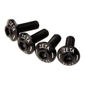 ZETA SCREEN BOLT SET BLACK 4PCS