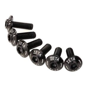 ZETA SCREEN BOLT SET BLACK 6PCS