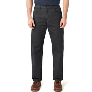 DICKIES CANVAS UTILITY CARPENTER PANTS RINSED BLACK