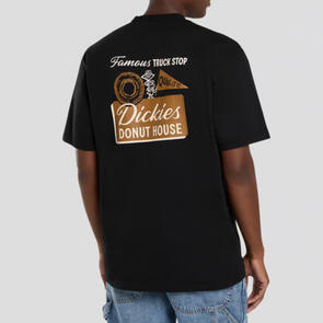 DICKIES DONUT HOUSE TEE SS TEE BLACK