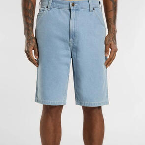 DICKIES RELAXED DENIM UTILITY SHORTS 11INCH DENIM LIGHT WASH
