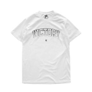 VICTORY DISTRESSED TEE WHITE