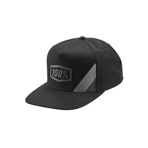 100% CORNERSTONE TRUCKER HAT BLACK/GREY