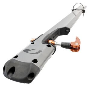 KUAT TRIO - FORK MOUNT CARRIER GUN METAL GREY & ORANGE