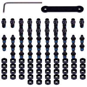 DMR BIKES V11 PIN AND NUT FULL SET BLACK
