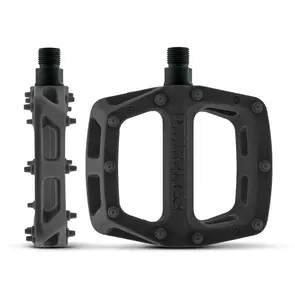 DMR V6 PLASTIC PEDALS - CRO-MO AXLE - BLACK