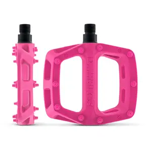 DMR V6 PLASTIC PEDALS - CRO-MO AXLE - PINK