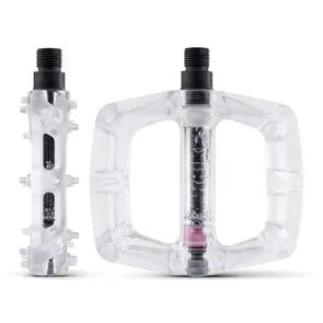 DMR V6 PLASTIC PEDALS - CRO-MO AXLE - CLEAR