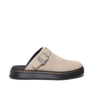 DR MARTENS BROOKLINE MULE LIGHT TAN BRONX SUEDE