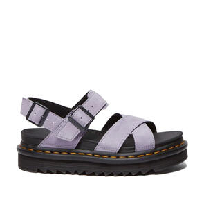 DR MARTENS VOSS II CROSS STRAP SANDAL LAVENDER FROST BUTTERSOFT