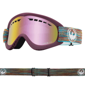 DRAGON DXS SNOW GOGGLE - SHRED TOGETHER / LL PINK ION