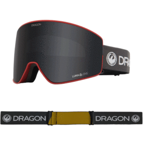 DRAGON PXV2 SNOW GOGGLE - BLOCK RED / LL DARK SMOKE + LL ROSE
