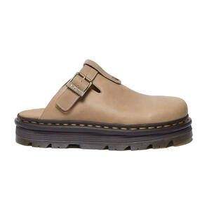 DR MARTENS ZEBZAG MULE PORCELAIN/TAN WILDERNESS