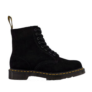 DR MARTENS 1460 PASCAL 8 EYE BOOT BLACK SUEDE
