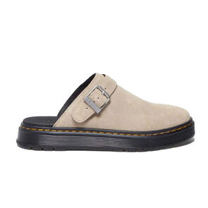 DR MARTENS BROOKLINE MULE LIGHT TAN BRONX SUEDE