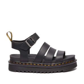 DR MARTENS BLAIRE 3 STRAP SANDAL BLACK ATHENA