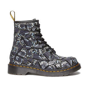 DR MARTENS 1460 8 EYE BOOT BUTTERFLY GREY E.H SUEDE MB