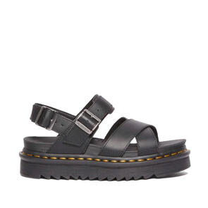 DR MARTENS VOSS II CROSS STRAP SANDAL BLACK ATHENA