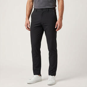 DWYERS & CO DT047 WEATHERTEC BREATHABLE MOISTURE WICKING GOLF TROUSERS BLACK